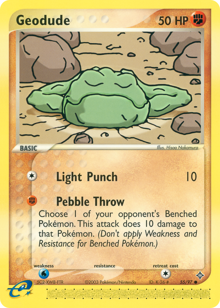 EX Dragon Geodude #55/97